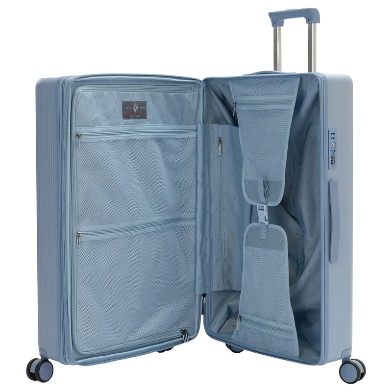 Heys Earth Tones - Trolley de 4 ruedas L 76 cm expandible (glacier grey)