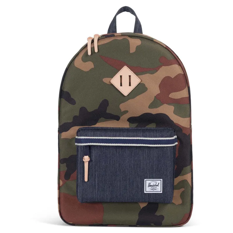 Herschel Heritage 21 - Mochila 45 cm (woodland camo dark denim)