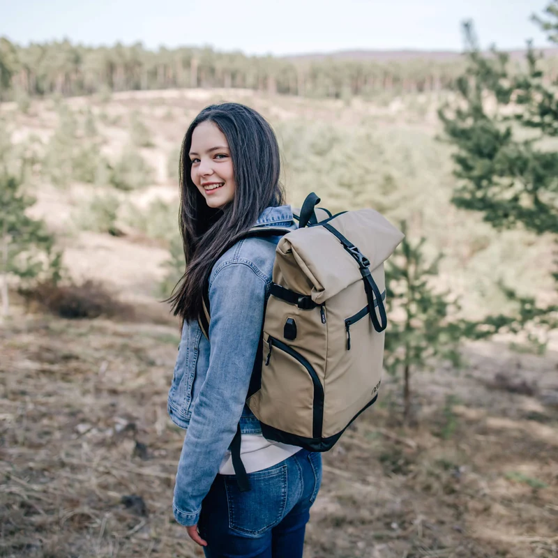 Neoxx VIBE Roll Top - Mochila 15" 45 cm USB (nomadic)
