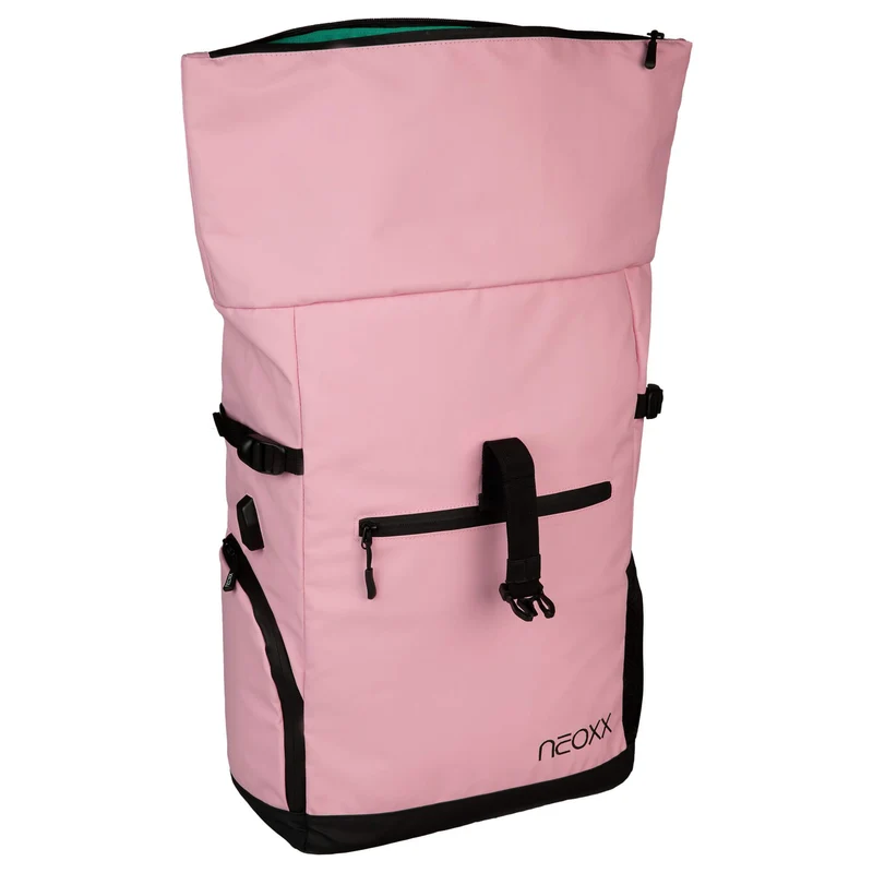 Neoxx VIBE Roll Top - Mochila 15" 45 cm USB (candy)