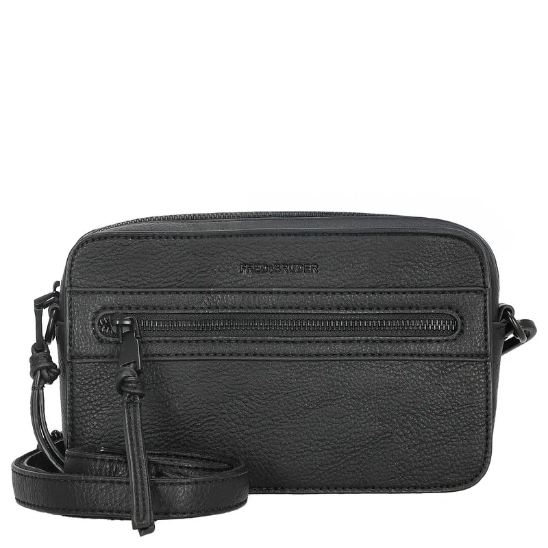 FREDsBRUDER Deep Dark - Bolso bandolera 22 cm (black/black)