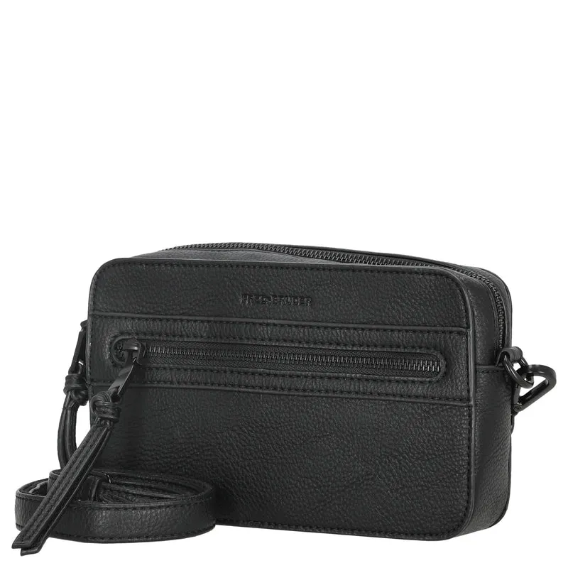 FREDsBRUDER Deep Dark - Bolso bandolera 22 cm (black/black)