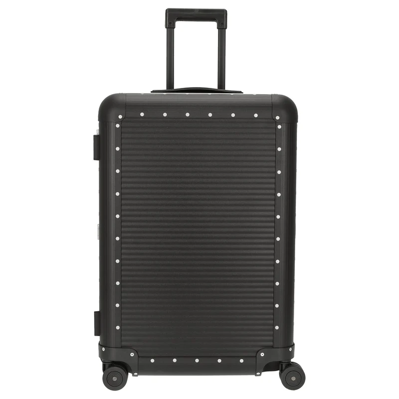 FPM Milano Bank aluminum Spinner 68 - Trolley de 4 ruedas 66 cm (caviar black)