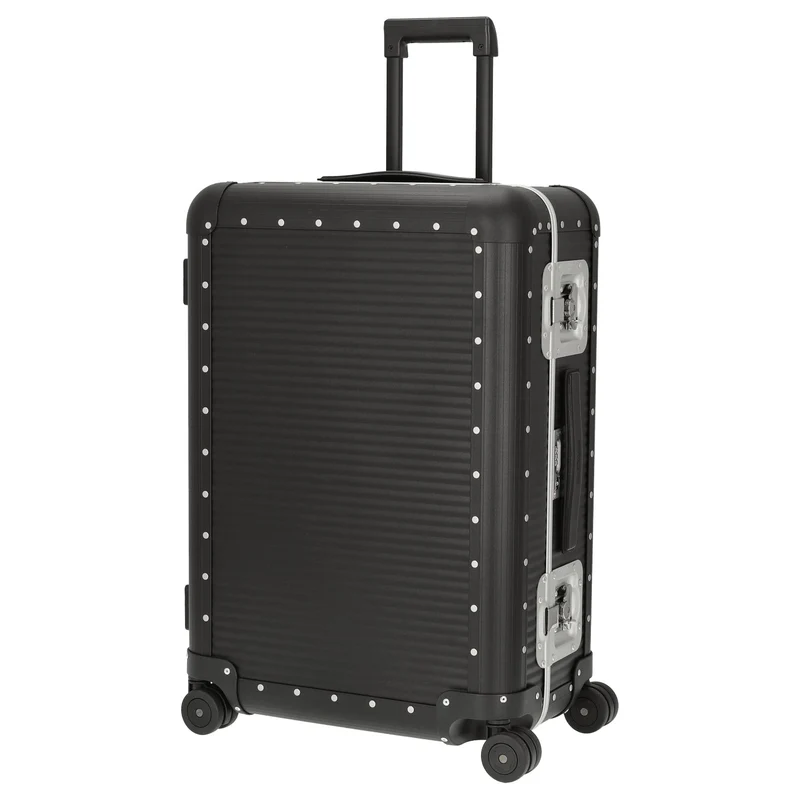 FPM Milano Bank aluminum Spinner 68 - Trolley de 4 ruedas 66 cm (caviar black)