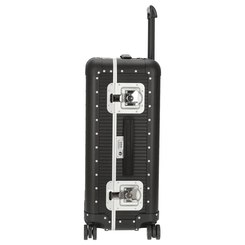 FPM Milano Bank aluminum Spinner 68 - Trolley de 4 ruedas 66 cm (caviar black)