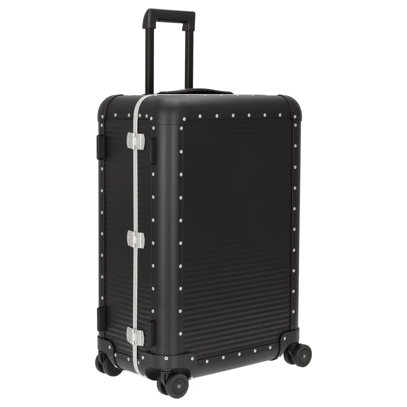 FPM Milano Bank aluminum Spinner 68 - Trolley de 4 ruedas 66 cm (caviar black)