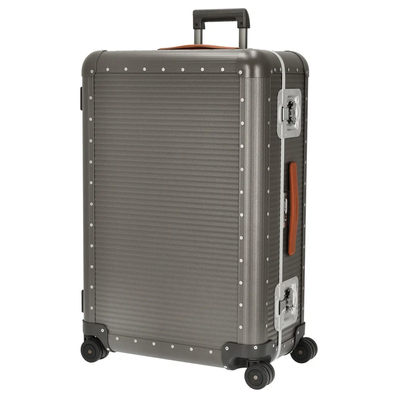 FPM Milano Bank aluminum Spinner 76 - Trolley de 4 ruedas 75 cm (steel grey)