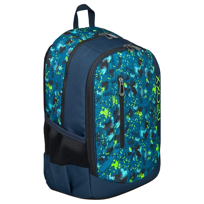 Neoxx FLOW - Mochila escolar 42.5 cm (Petrol extreme)