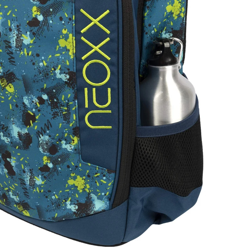 Neoxx FLOW - Mochila escolar 42.5 cm (Petrol extreme)