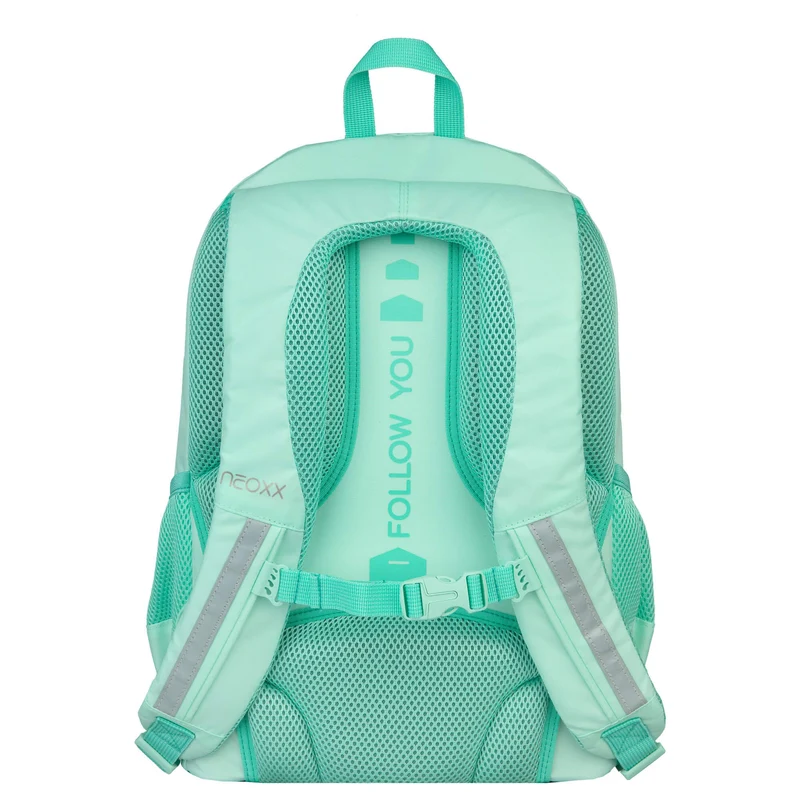 Neoxx FLOW - Mochila escolar 42.5 cm (Mint to be)