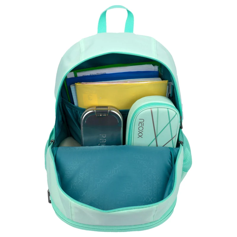 Neoxx FLOW - Mochila escolar 42.5 cm (Mint to be)