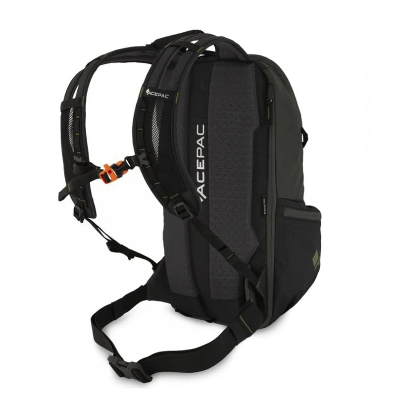 Acepac Zam MKII 15- Mochila de bicicleta expandible 47 cm (black)