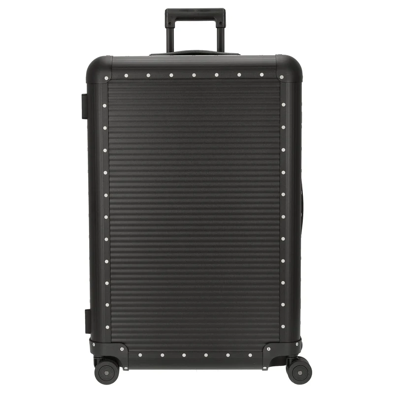 FPM Milano Bank aluminum Spinner 76 - Trolley de 4 ruedas 75 cm (caviar black)