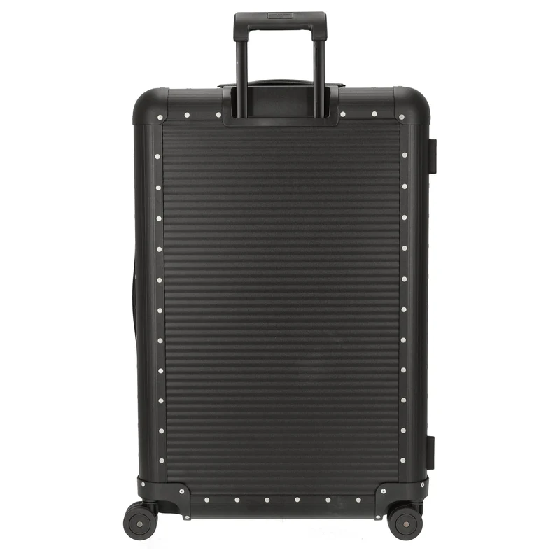 FPM Milano Bank aluminum Spinner 76 - Trolley de 4 ruedas 75 cm (caviar black)