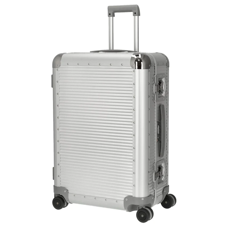 FPM Milano Bank S aluminum Spinner 68 - Trolley de 4 ruedas 66 cm (moonlight silver)