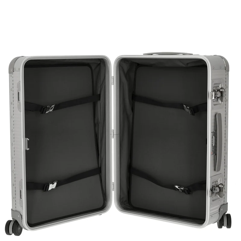FPM Milano Bank S aluminum Spinner 68 - Trolley de 4 ruedas 66 cm (moonlight silver)