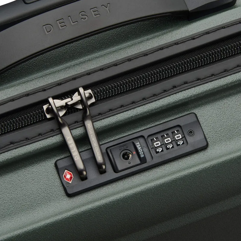 Delsey Paris Turenne 2.0 - Trolley de cabina Slim 4 ruedas 55 cm (grün)