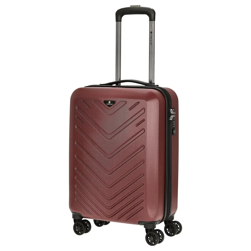 CHECK.IN Mailand - Trolley de cabina con 4 ruedas 55 cm (rot)