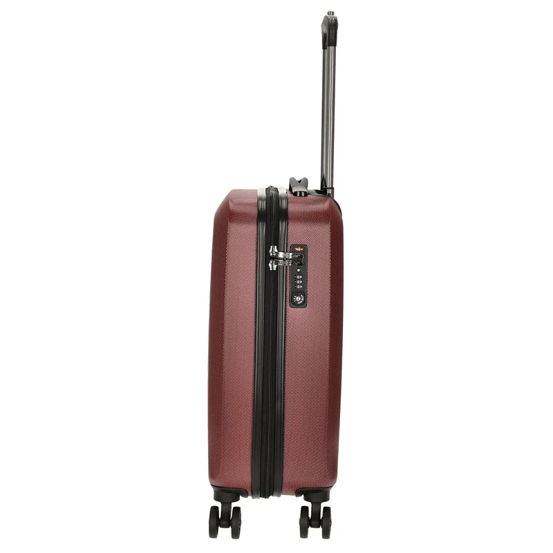 CHECK.IN Mailand - Trolley de cabina con 4 ruedas 55 cm (rot)