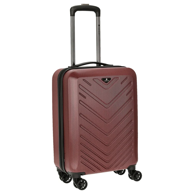 CHECK.IN Mailand - Trolley de cabina con 4 ruedas 55 cm (rot)