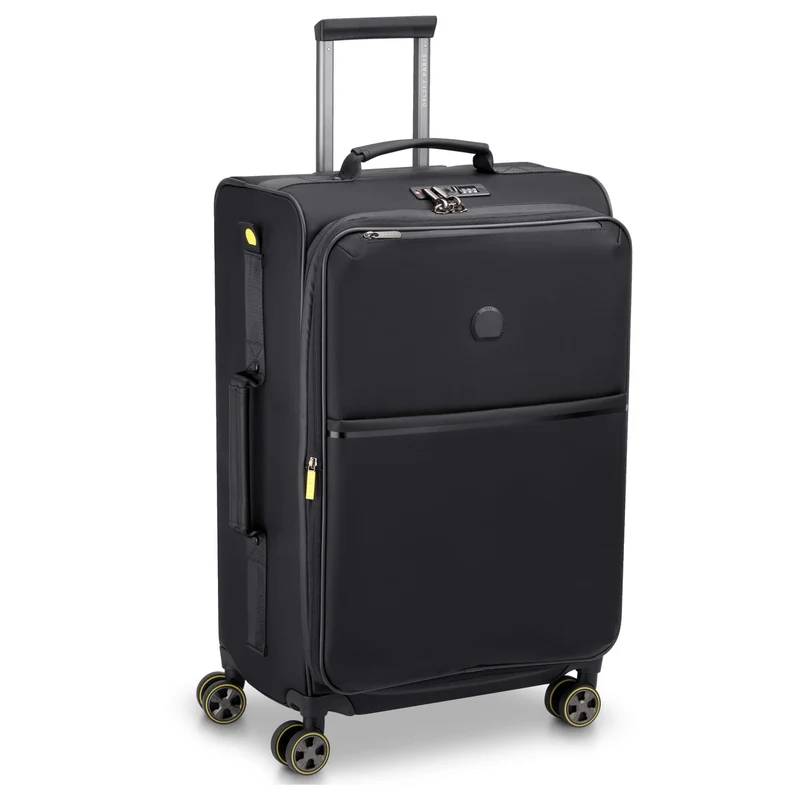 Delsey Paris Turenne Soft - Trolley de 4 ruedas 68 cm M erw. (schwarz)