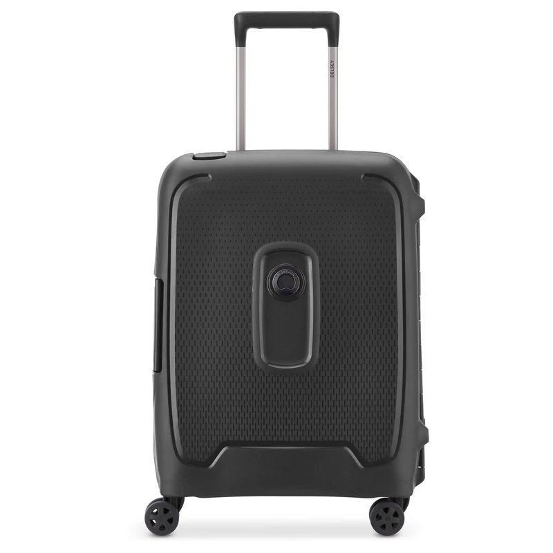 Delsey Paris Moncey Slim Line - Maleta de cabina de 4 ruedas 55 cm (color: negro)