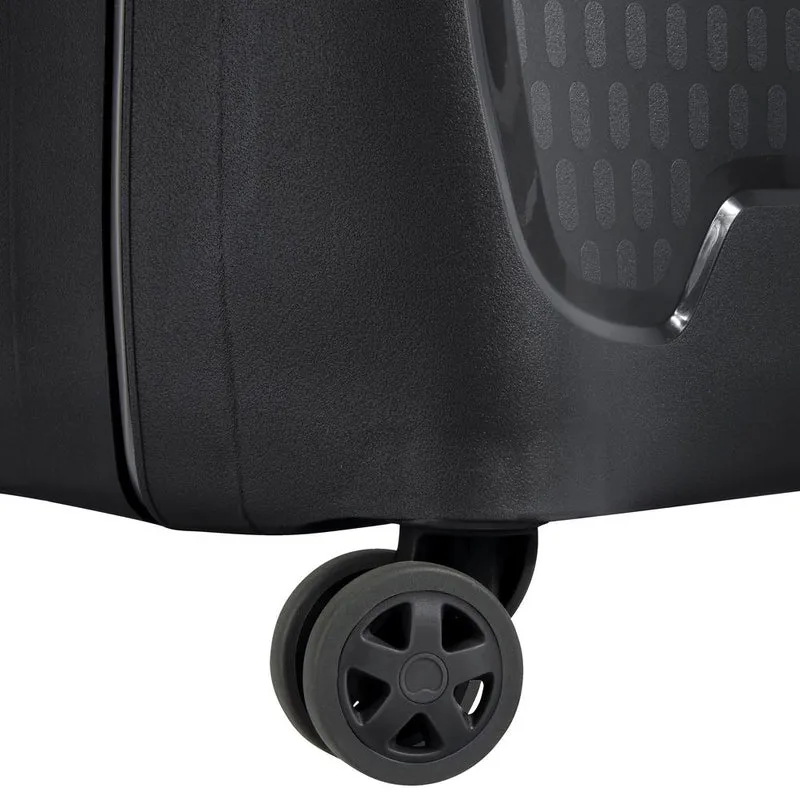 Delsey Paris Moncey Slim Line - Maleta de cabina de 4 ruedas 55 cm (color: negro)