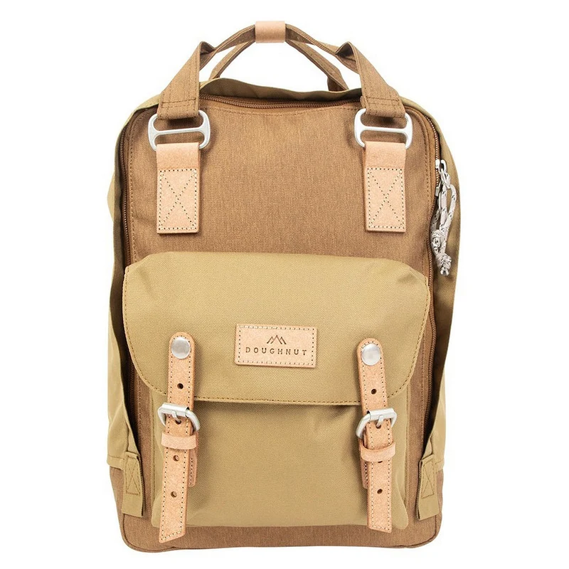 Doughnut Macaroon Euro 16 - Mochila 38 cm (khaki x camel)