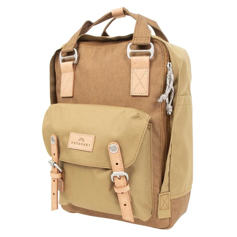 Doughnut Macaroon Euro 16 - Mochila 38 cm (khaki x camel)