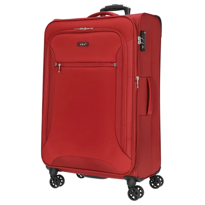D&N Travel Line 6404 - Trolley de 4 ruedas L 78 cm (bordeaux)