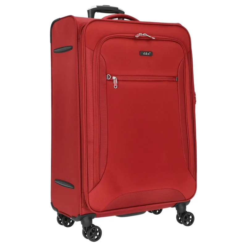 D&N Travel Line 6404 - Trolley de 4 ruedas L 78 cm (bordeaux)