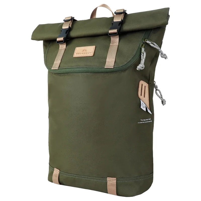 Doughnut Christopher Small Reborn 12 - Mochila Rolltop 40 cm (army)