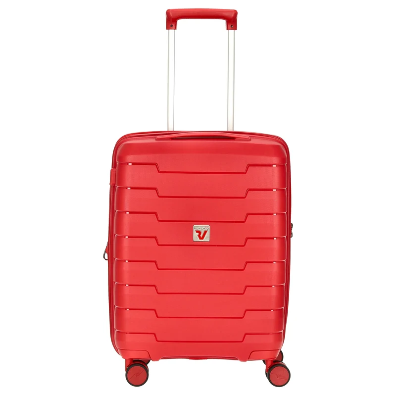 Roncato Skyline - Maleta de cabina 4 ruedas S 55 cm con puerto USB (rojo)