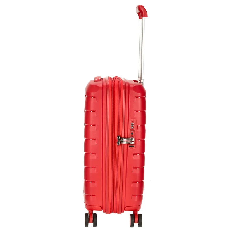 Roncato Skyline - Maleta de cabina 4 ruedas S 55 cm con puerto USB (rojo)