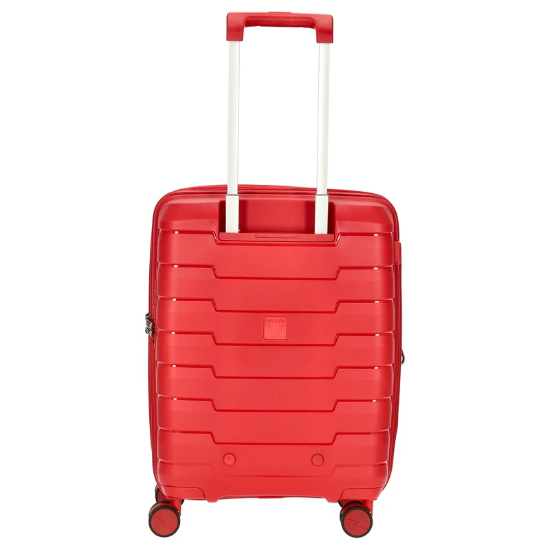 Roncato Skyline - Maleta de cabina 4 ruedas S 55 cm con puerto USB (rojo)