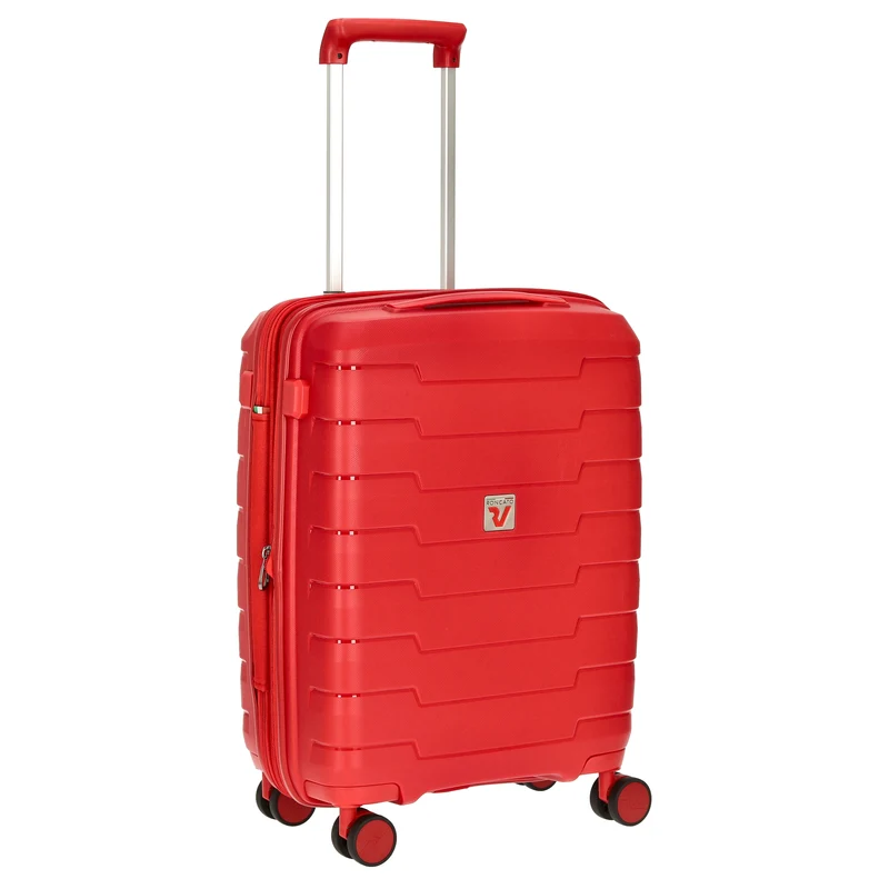 Roncato Skyline - Maleta de cabina 4 ruedas S 55 cm con puerto USB (rojo)