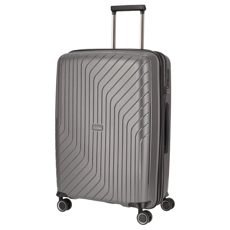 Somko Wave - Trolley de 4 ruedas M 67 cm expandible (anthrazit)