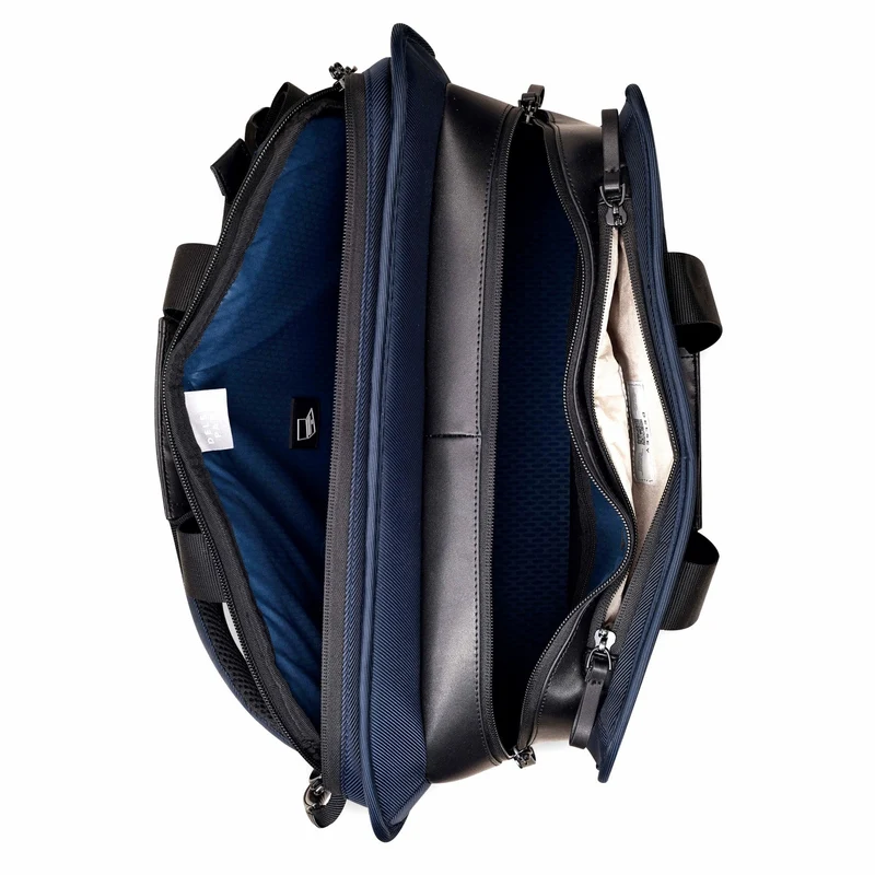 Delsey Paris Arche - Maletín 2en1 15.6" 42 cm RFID (marineblau)