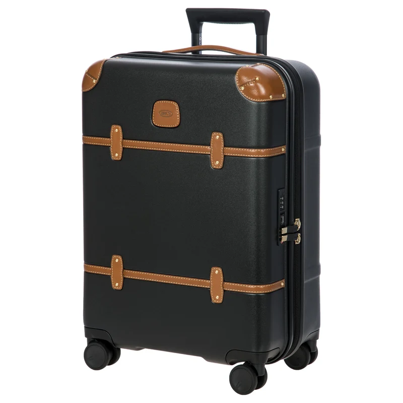 Brics Bellagio - Trolley de cabina con 4 ruedas 55 cm (black/tan)