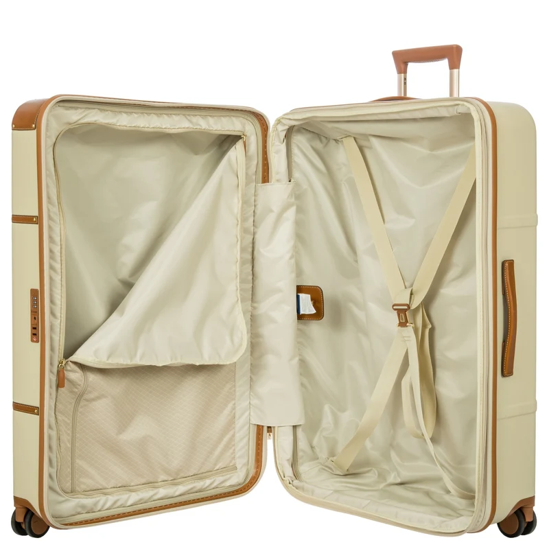Brics Bellagio - Trolley de 4 ruedas 82 cm expandible (cream)
