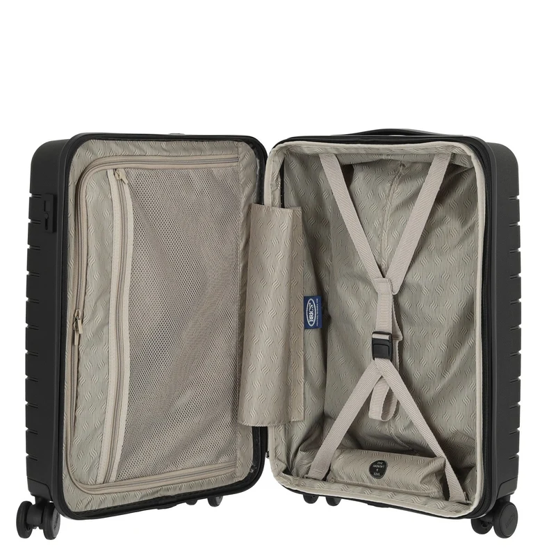 Brics BY Ulisse - Trolley de 4 ruedas 65 cm expandible (black)