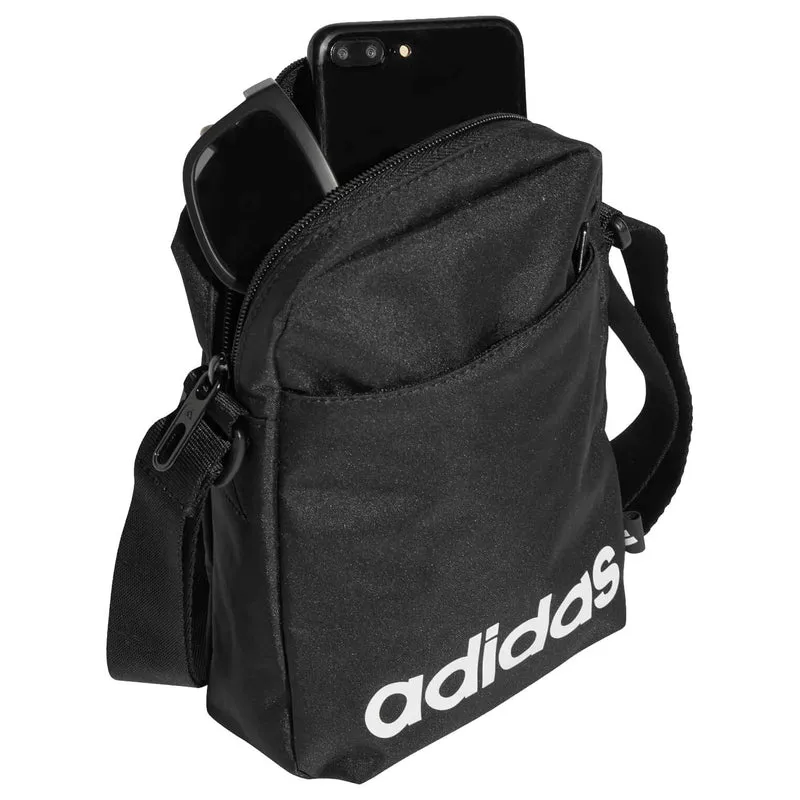 adidas Linear Organizer - Bolso bandolera 20 cm (black/white)