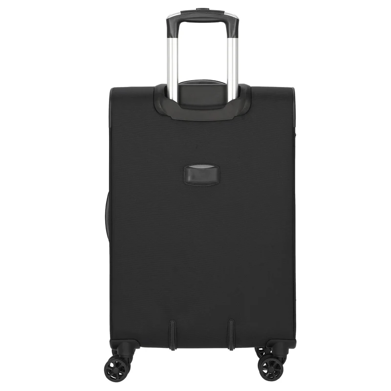 D&N Travel Line 6404 - Maleta de 4 Ruedas M 68 cm (color: negro)