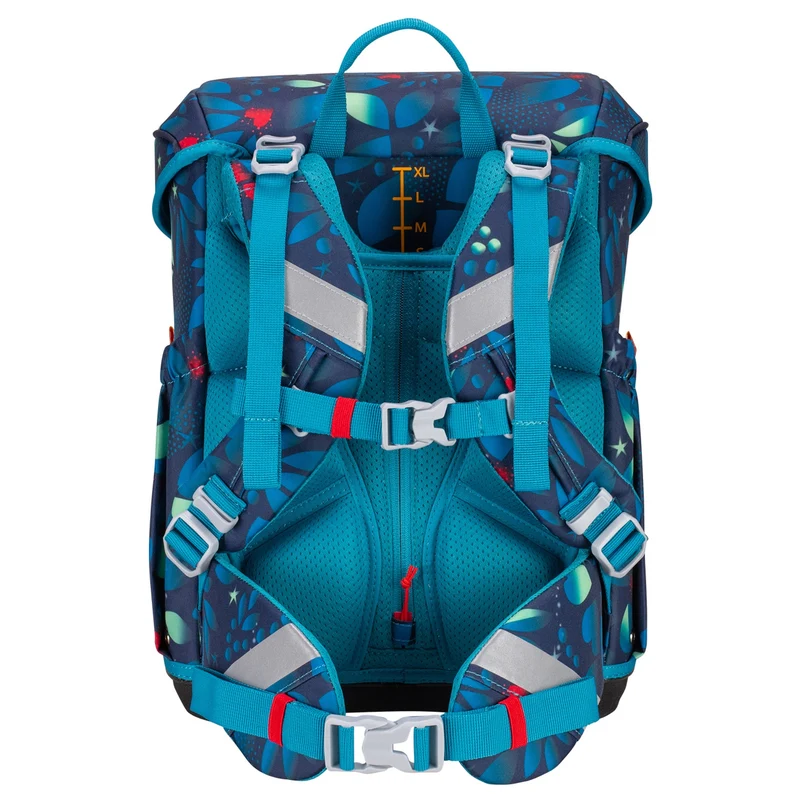 Scout Neo Exklusiv LED - Mochila escolar Set 4tlg. (White Unicorn)