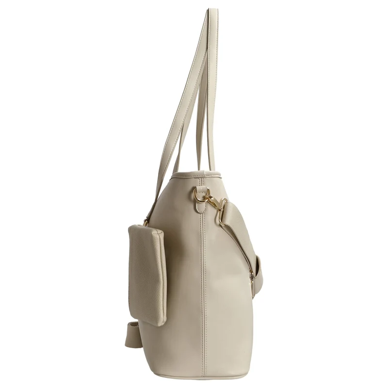 Seidenfelt Selje - Bolso shopper 43 cm (cream)