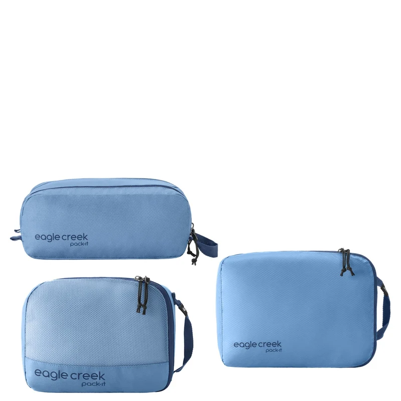 Eagle Creek Pack-It Overnight Set 3tlg. - Bolsa de compresión (blue dawn)