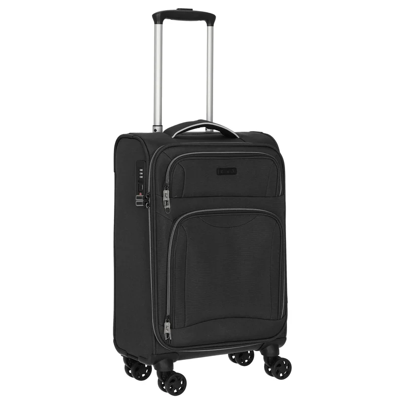D&N Travel Line 9204 - Trolley de cabina con 4 ruedas S 55 cm (schwarz)