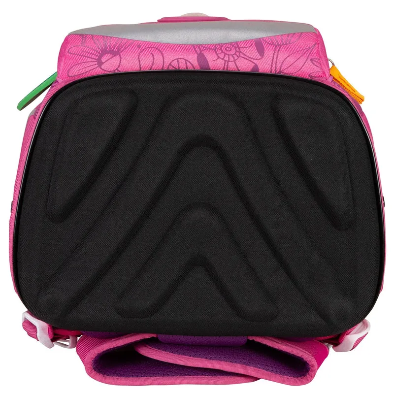 DerDieDas ErgoFlex Easy Exclusive ECO - Set de mochila escolar 5 piezas 950g (Planeta Rosa)