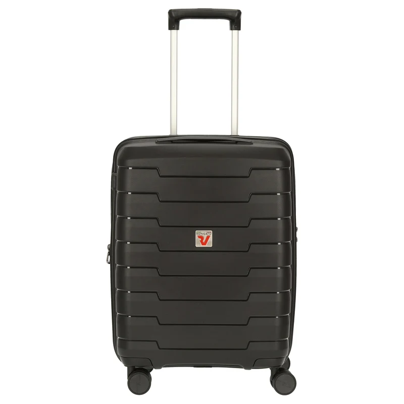 Roncato Skyline - Maleta de cabina 4 ruedas S 55 cm con puerto USB (color: negro)