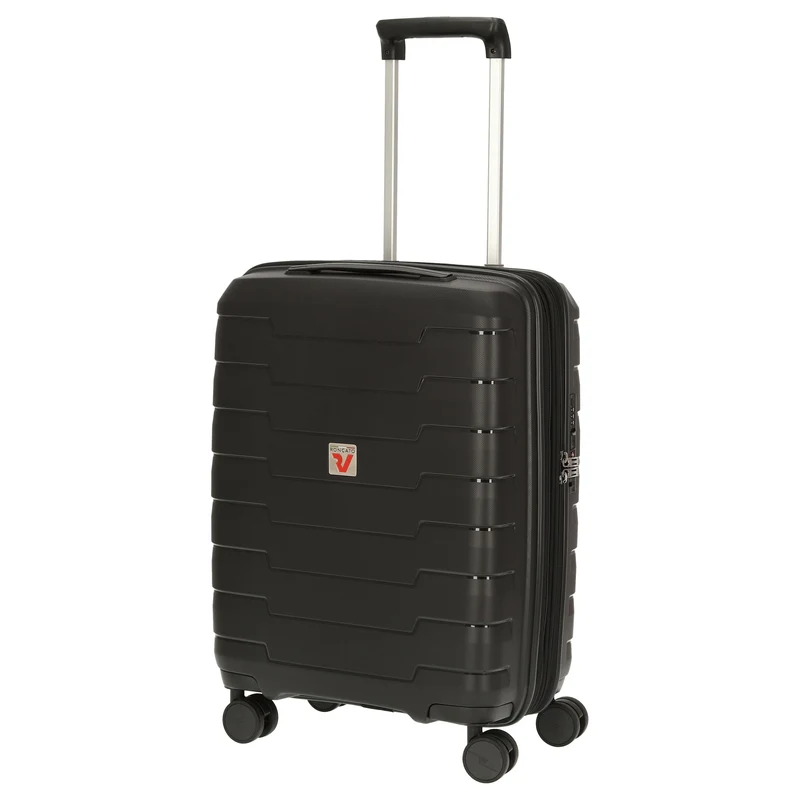 Roncato Skyline - Maleta de cabina 4 ruedas S 55 cm con puerto USB (color: negro)